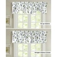 thumbnail image 4 of Flower Leaf Gradient Butterfly Kitchen Curtains Balcony Adjustable Roman Blinds Small Short Curtain for Living Room, 4 of 6