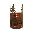 thumbnail image 4 of Meyda Tiffany 117371 5.5" W Tall Pines Wall Sconce - Rust / Wrought Iron, 4 of 6