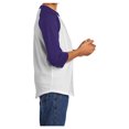 thumbnail image 4 of Yellow Rooster Youth Colorblock Raglan Jersey White/ Purple M, 4 of 7