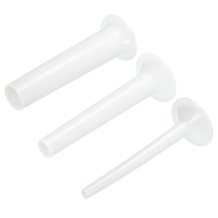 Uxcell Meat Grinder PE Stuffing Tube 10mm 20mm 30mm for Meat Grinder Mixer, 1 Set
