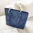 thumbnail image 3 of RO Bolso de mano para mujer, bolso de mano de gran capacidad tejido elegante a la moda, bolso de hombro Electrónica, 3 of 4