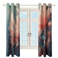 thumbnail image 4 of Flower (68) Blackout Window Curtains for Bedroom Living Room Kicthen High Shading 2 Panels, 4 of 6