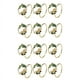 thumbnail image 1 of Anillo de Servilleta Anillos de Servilleta de Flor de Perla Dorada Juego de 12 Servilleteros de Metal para la Decoración de la Mesa de la Cena Del Banquete de Boda, 1 of 5