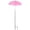 Pink, variant on Garden Patio Essential Ground Stake Shade Mini Umbrella Adjustable Length Pole Waterproof Canopy For Potted Flower Vegetable Heat Shield Accessory