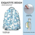 thumbnail image 2 of Colorful Butterfly Bookbag for Student Cute Floral Print Backpack for School Butterfly Lovers Aesthetic Fashion Design, 2 of 5