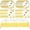 Bee Birthday Party Decorations, variant on Bee Birthday Party Decorations 41Pcs Bumblebee Themed Tableware Set Include Bee Paper Plates Napkins Tablecloth, for Baby Shower Gender Reveal Kids Boys Girls Birthday Party Decorations, Serves 20