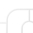 thumbnail image 3 of SAFAVIEH Paloma Metal Retro Geometric Headboard, Queen, White, 3 of 5