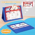 thumbnail image 4 of Cuadro de bolsillo, juegos de fonética, tarjetas de vocabulario visual, tablero de combinación de aprendizaje de lectura y ortografía educativa, 4 of 5