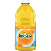 Tropicana 100% Orange Juice, 64 fl oz, Fruit Juice, Texture Smooth