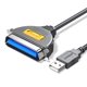 thumbnail image 1 of Cable de impresora USB a puerto paralelo UGREEN de 3 m para impresoras antiguas, 1 of 9