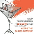 SwishGrid Basketball Rebounder Return Machine and Rebounding Shot Hoop