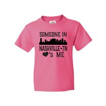 Inktastic Nashville Tennessee Someone Loves Me Skyline Youth T-Shirt