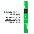 thumbnail image 3 of LawnRAZOR Notched Medium Lift Blade for Ariens 34 inch Zoom 34 03971900 4 Pack 810-CBL2432D, 3 of 7
