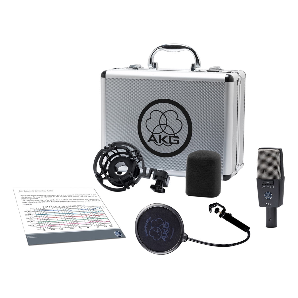 AKG C414 XLS Multi-Pattern Large-Diaphragm Condenser Microphone