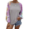thumbnail image 1 of Pull-over à Col Rond à Manches Longues et Imprimé Floral pour Femmes, 1 of 7