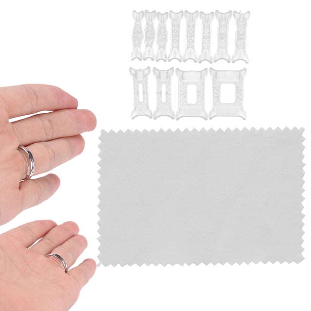 Reductor de Tamamo de Joyería, Ajustador de Tamaña de Anillo Liviano Materiales de Plástico Cómodos con fáciles de Transportar para la deicina para anillos para para