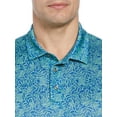 thumbnail image 4 of Ben Hogan Men's and Big Men’s Glowing Foliage Print Golf Polo Shirt, up to Size 5XL, 4 of 4
