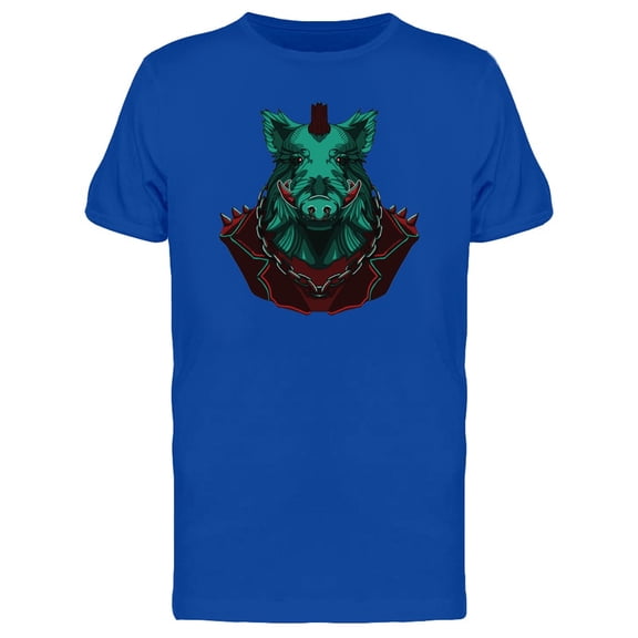 Green Boar Biker Jacket Tee Men's -Image by Shutterstock