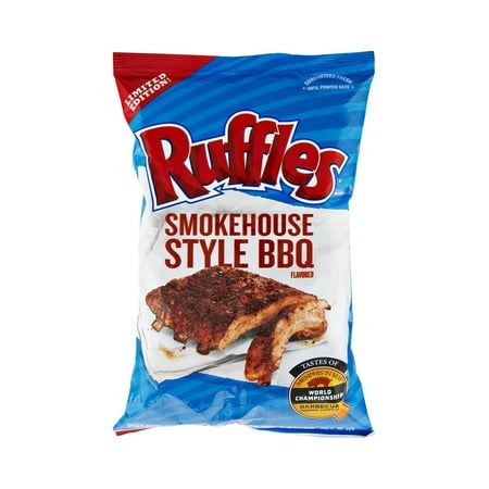 2.87OZ RUFFLES SMOKED BBQ.