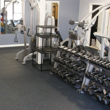 FlooringInc 8mm Rubber Rolls 4'x25' - Durable Workout Gym Flooring