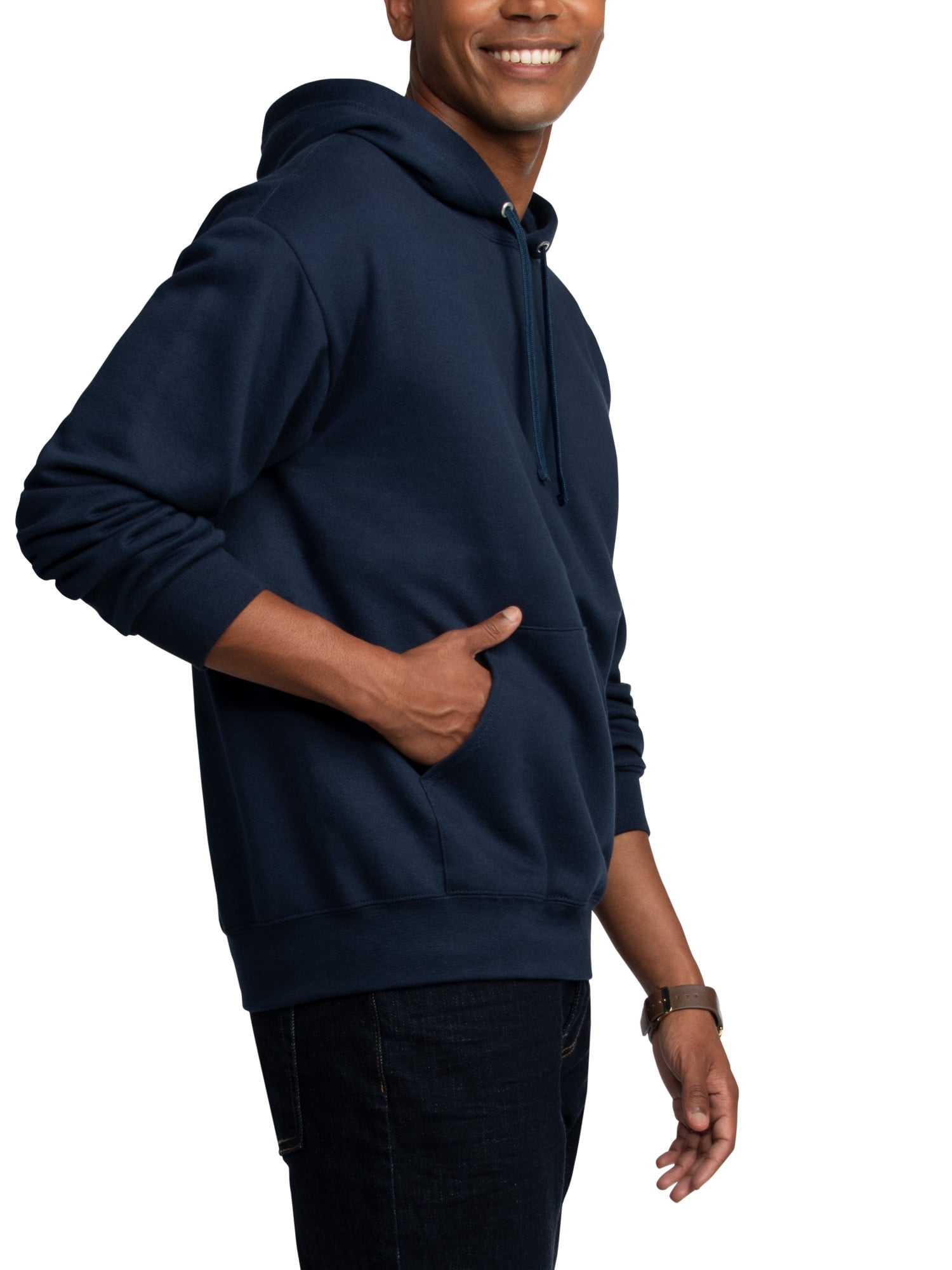 Fruit of the Loom Men's EverSoft Fleece Hoodie, Cozy Pullover Sweatshirt, Sizes S-3XL