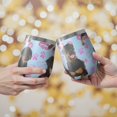 thumbnail image 2 of 12oz Stemless Wine Tumblers Rottweiler Dogs Vacuum Insulated Stainless Steel Travel Tumbler Cups Mug with Lid and Straw for Champaign,Cocktail,Beer with Cleaning Brush, 2 of 5