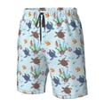 thumbnail image 4 of Balery Turtle Traje de Baño Estilo Hawaiano para Hombre, Shorts de Secado Rápido con Bolsillos-XX-Large, 4 of 6