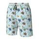 thumbnail image 4 of Balery Turtle Traje de Baño Estilo Hawaiano para Hombre, Shorts de Secado Rápido con Bolsillos-Small, 4 of 6