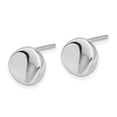 thumbnail image 2 of Auriga Fine Jewelry 14K White Gold Stud Earrings for Women (L- 0.37 inch, W- 0.36 inch), 2 of 5