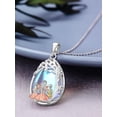 thumbnail image 4 of CACA LADY Mother Daughter Necklace 925 Sterling Silver Daughter Necklace from Mom Moonstone Jewelry for Women, 4 of 6