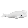 thumbnail image 1 of Juguete de ballena Beluga de 16 pulgadas, peluche de felpa, océano, blanco, mamífero marino, regalo Wildlife Artists 653726255683, 1 of 1