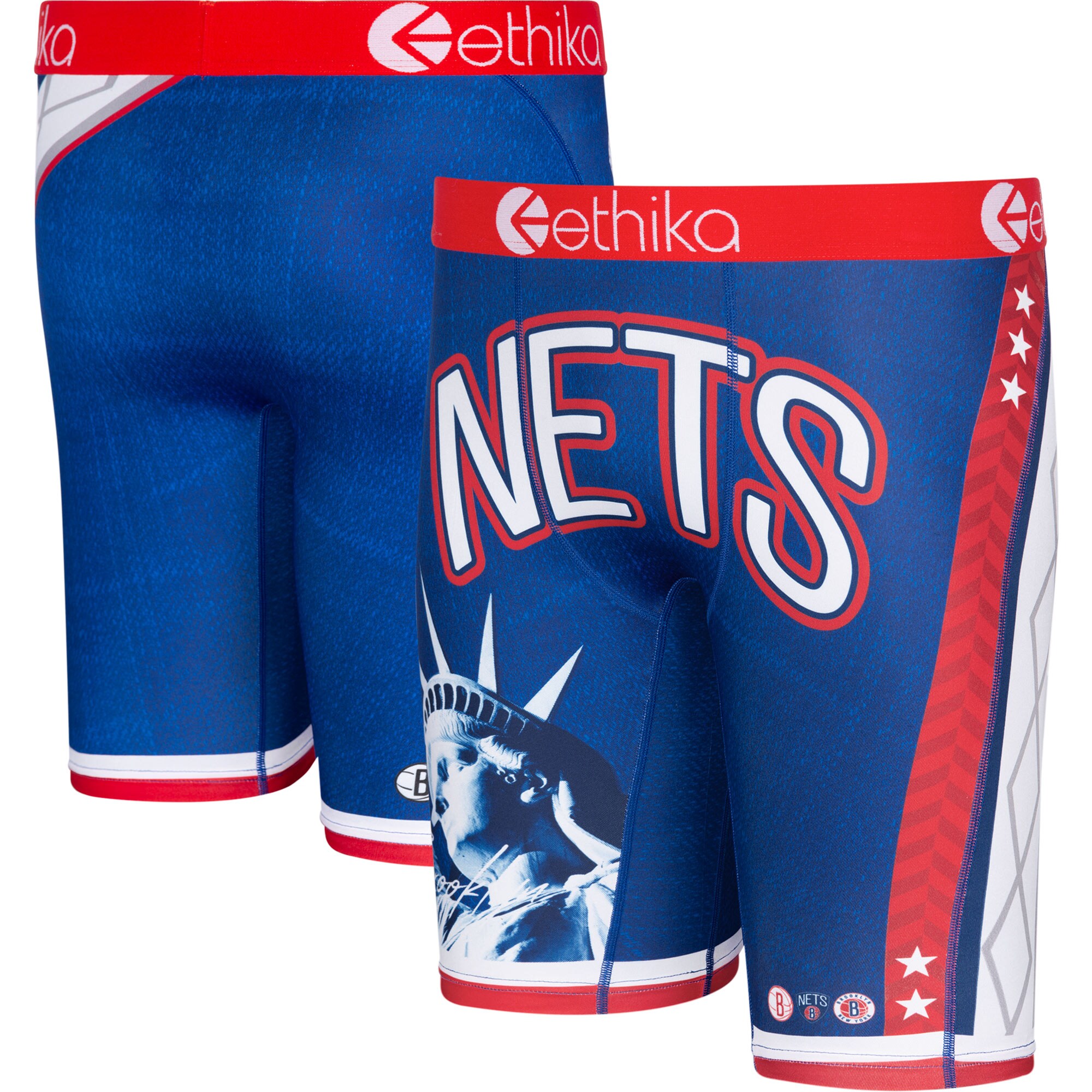 Men's Ethika Navy Brooklyn Nets 2021/22 City Edition Boxer Briefs