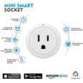 thumbnail image 3 of Smart Plug - A Certified Compatible with Alexa, Echo & Google Home – Only WiFi 2.4G (4- Pack), 3 of 5