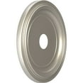 thumbnail image 2 of Ekena Millwork 19"OD x 3 1/2"ID x 1 1/2"P Traditional Thermoformed PVC Ceiling Medallion (Fits Canopies up to 11 1/2"), Bright Coat Aluminum, 2 of 10