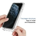 thumbnail image 3 of Feishell Gradient Clear Case for iPhone 11 Pro (5.8 inch),Dual Layer Hybrid 2-In-1 PC + TPU Transparent Anti-Scratch Shockproof Lightweight Slim Phone Case for iPhone 11 Pro,Blue, 3 of 6