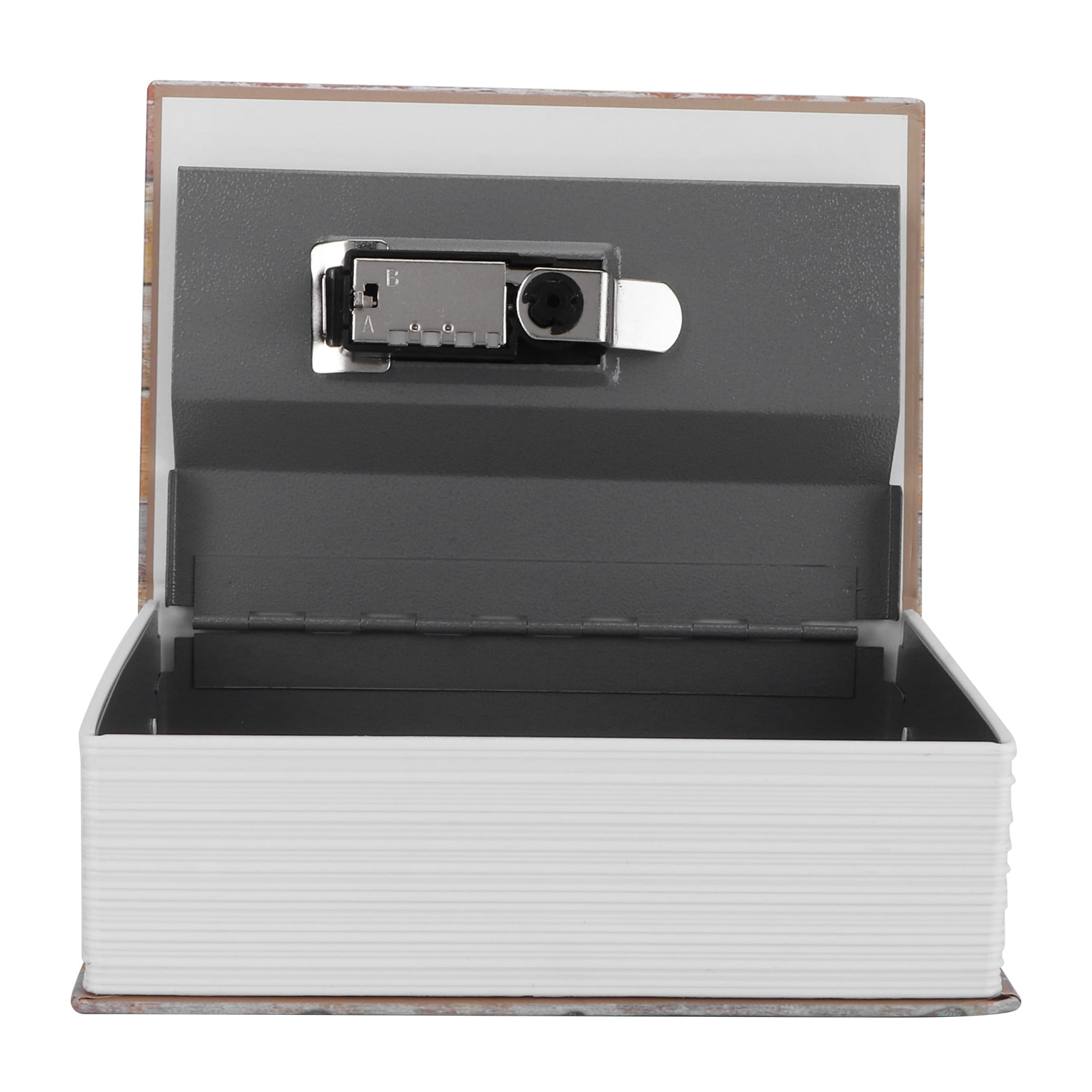 Lock Case Money Storage Box with Keys Simulation Book Safe Storage Box for Money Home Cash Office 