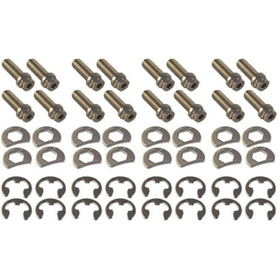 Stage 8 8913A Small Block Ford Header Bolt Kit, (1-Inch Bolts)