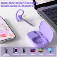 thumbnail image 4 of New Bee M54 Bluetooth Headset, Single Ear Wireless Earpiece with 500mAh LED Digital Charging Case, 4 of 9