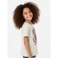 thumbnail image 4 of Wonder Nation Girls' Graphic Brooklyn Tee with Short Sleeves, Sizes 4-18, 4 of 7