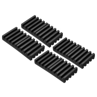 Uxcell 4Pcs Rubber Anti Vibration Pads, 2 x 2 x 7/8 inch Heavy EVA Center Isolation  Mats - Walmart.com