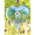 thumbnail image 2 of 3D Wind Spinner Wind Spinner Decoration Stainless Steel Decorative 3D Wind Spinner Creative European-Style Hanging Wind Spinner Garden Decor for Window Garden Balcony Backyard Tree Orname, 2 of 9