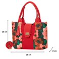 thumbnail image 3 of Bolsa Yute Para Dama FANA Eva Color Rojo Refinada Mayoreo, M3952!!, 3 of 3