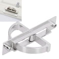 thumbnail image 1 of Cabinet Handle Grip, Pull Handle   Handle Set Modern Easy To Install Zinc Alloy 180 Rotation  For Tatami Cabinet For Bookcases For Drawers, 1 of 8
