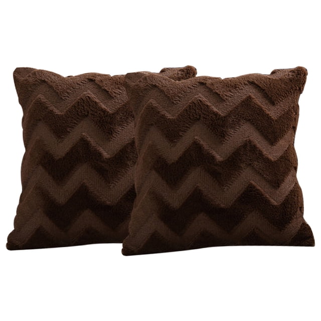 Paquete de 2 fundas de almohada decorativas, funda de cojín para sofá de 18 x 18 pulgadas