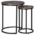 thumbnail image 1 of Signature Design by Ashley - Tables d'Appoint Briarsboro - Set de Deux - Casual - Noir/gris, 1 of 5