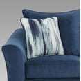 thumbnail image 2 of Roundhill Furniture Camero Fabric Pillowback Loveseat in Navy Blue, 2 of 5