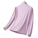 thumbnail image 5 of Abrigo y chaquetas casuales de manga larga sin capucha para mujer, abrigo deportivo liso informal de manga larga con cremallera, resistente al sol, de alta elasticidad, de nailon., 5 of 7
