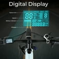 thumbnail image 4 of ANCHEER Electric Bike for Adults Peak 1000W Electric Bicycle 48V 15AH Battery Electric Bike 26" x 4.0" Fat Tire Mountain 28MPH 7 Speed Gears Electric Bike, Rear Rack,UL2849, 4 of 11