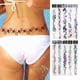 thumbnail image 5 of Calcomanías Temporales, Calcomanías Temporales Para Vientre Para Mujeres Para Cintura, 5 of 8