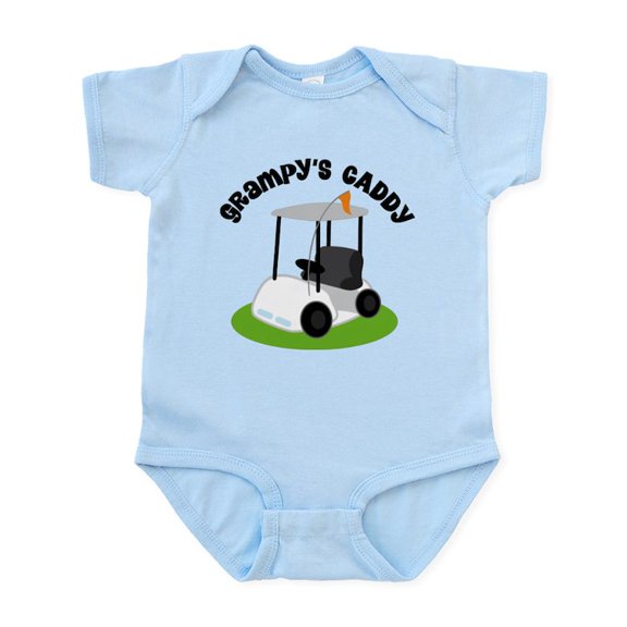 CafePress - Grampys Caddy Infant Bodysuit - Baby Light Bodysuit, Size Newborn - 24 Months